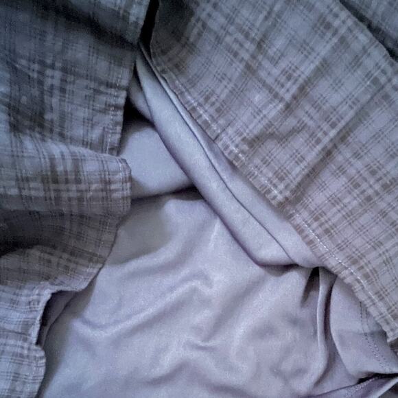 Copper Key Plaid Long Sleeve Smocked Tiered Dress Blue Juniors Small NWT - Picture 10 of 12